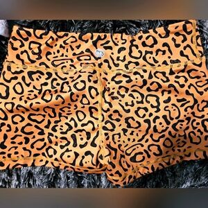 IAB Leopard Shorts Size Medium With No Slip Grip